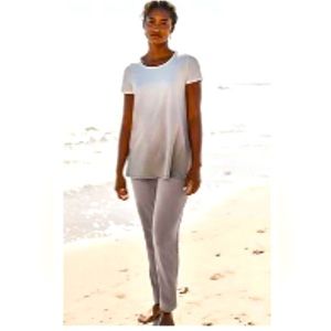 J. Jill Pure Jill gray sand-washed tapered pants size 2X NWT